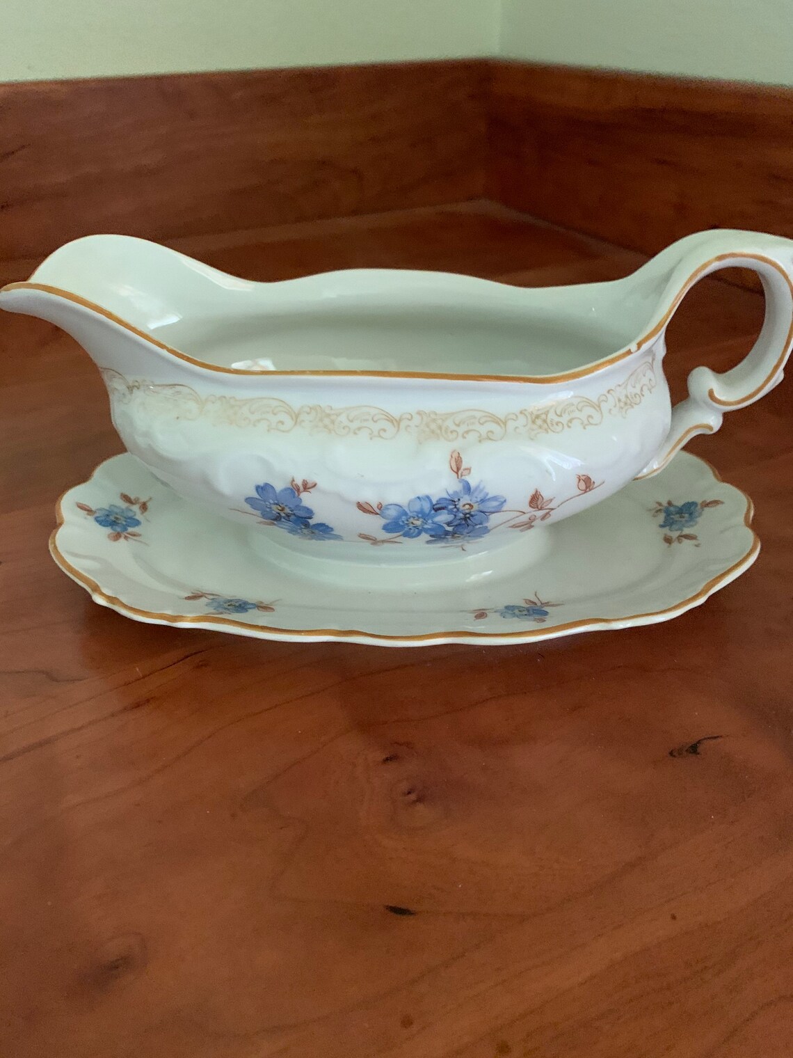 Antique Gravy Boat by Schumann Etsy