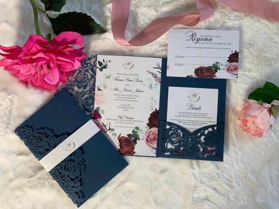 Acrylic Scroll Invitations, Scroll Invitation, Wedding Invitation