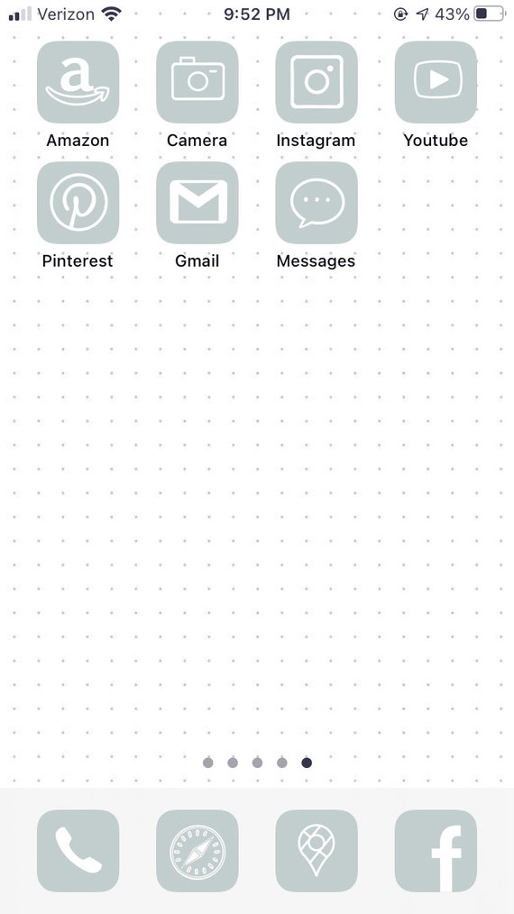 Pastel Blue Aesthetic Ios 14 Icon App Icons 35 Pack Etsy Ireland