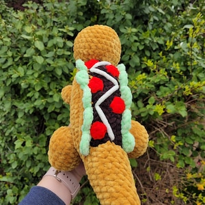 Crochet Taco T-rex Dinosaur Plush Stuffed Animal image 2