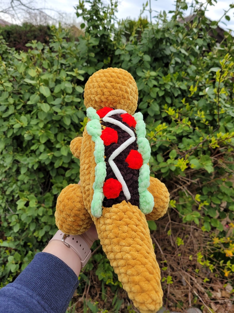 Crochet Taco T-rex Dinosaur Plush Stuffed Animal image 2