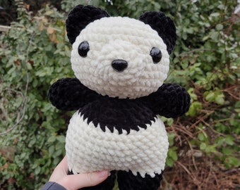 Crochet Panda plush stuffed animal