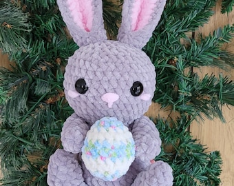 Crochet Easter Bunny Plush Stuffed Animal