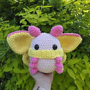 Crochet Moth Plush Handmade Stuffed Animal Amigurumi