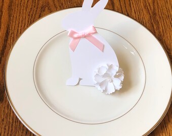 Pack Of 100 Easter Place Cards, 2 X 3.5 Inch Easter Bunny