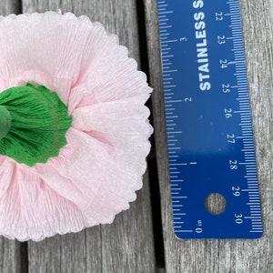 Light Pink Paper Carnation Bouquet, Carnation Flowers, Flower Arrangement, Happy Birthday. One Dozen image 8