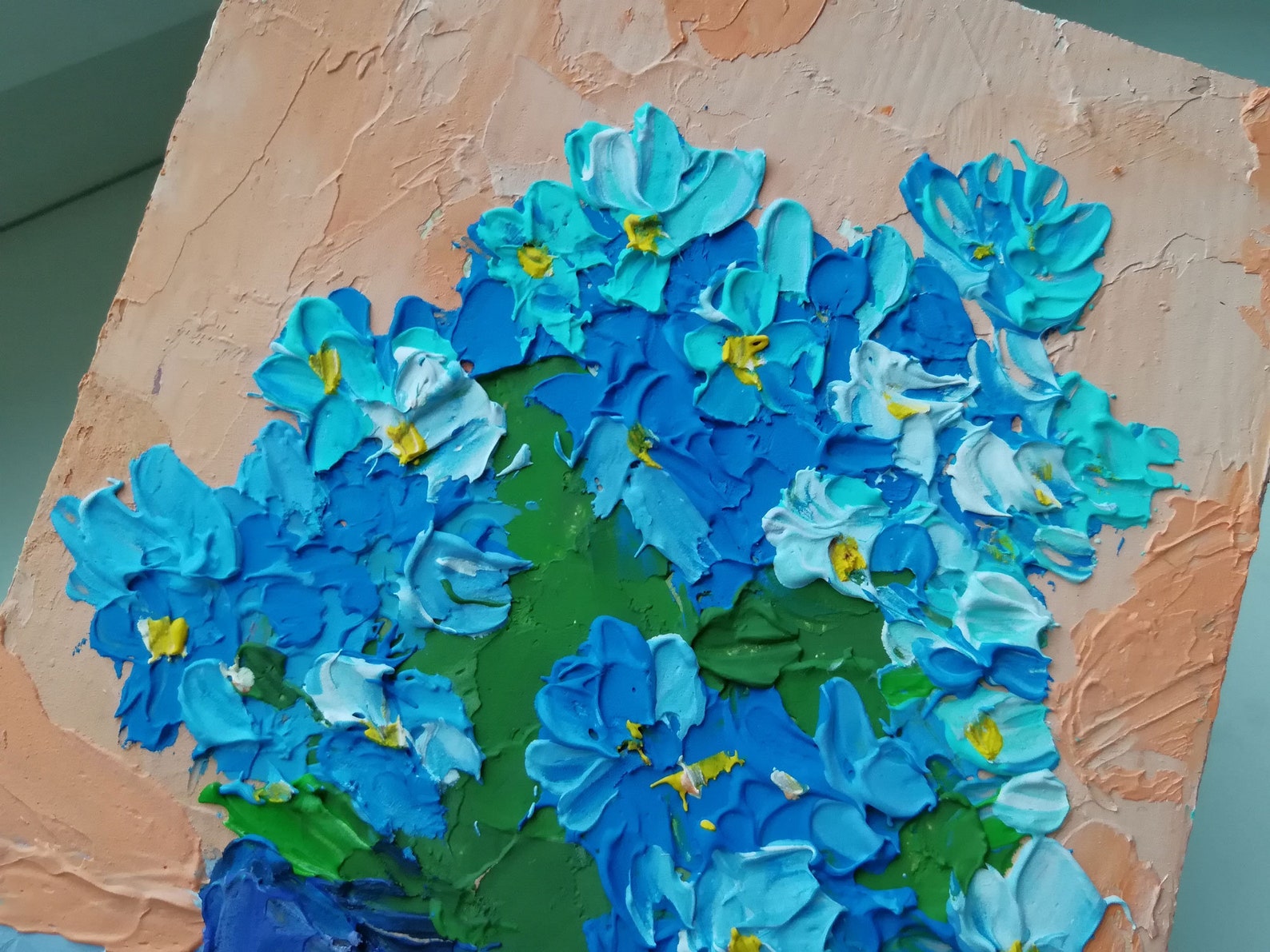 Forget Me Not Flower Painting