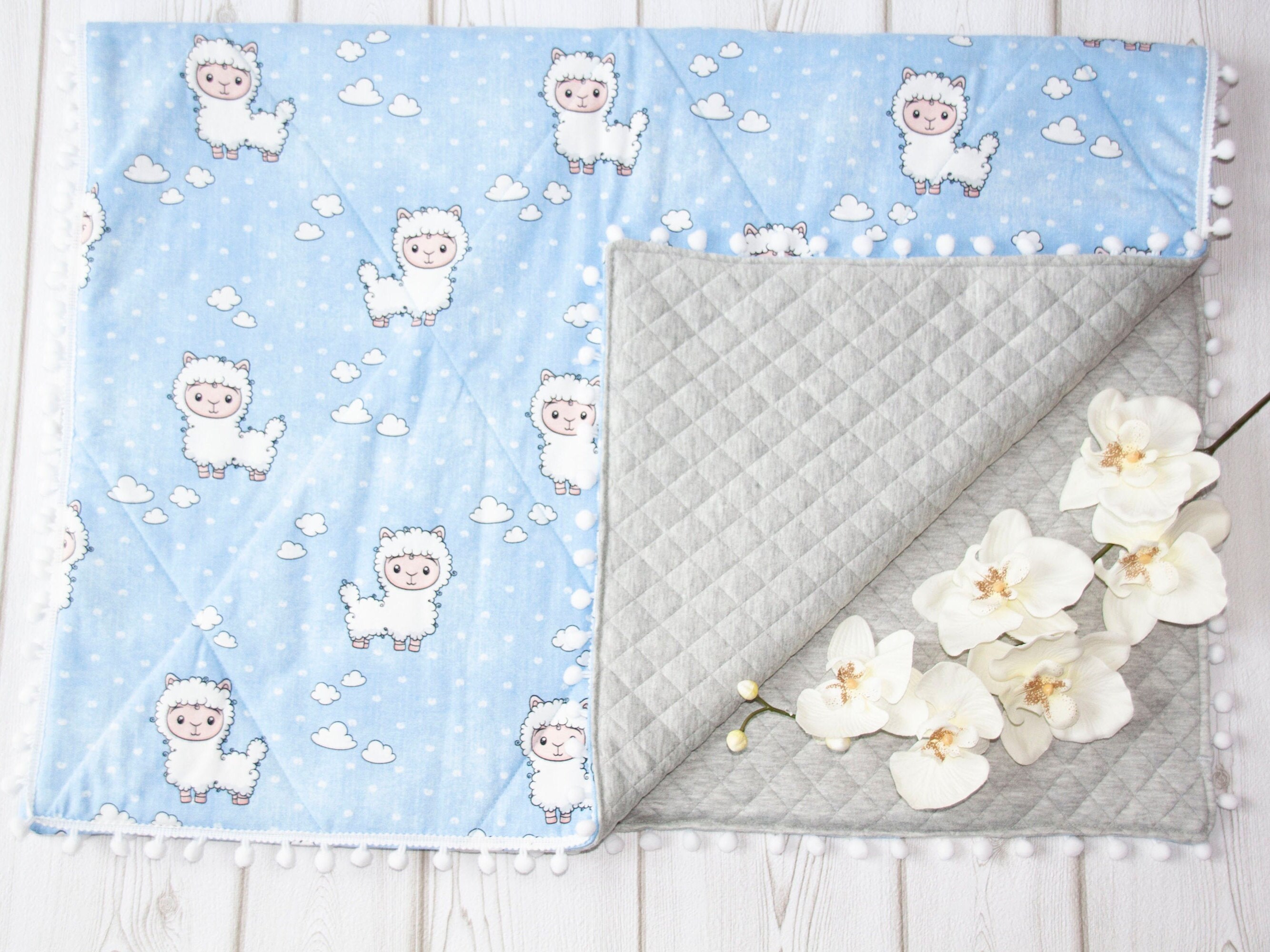 Baby blanket crawl blanket cuddly blanket stroller blanket Etsy