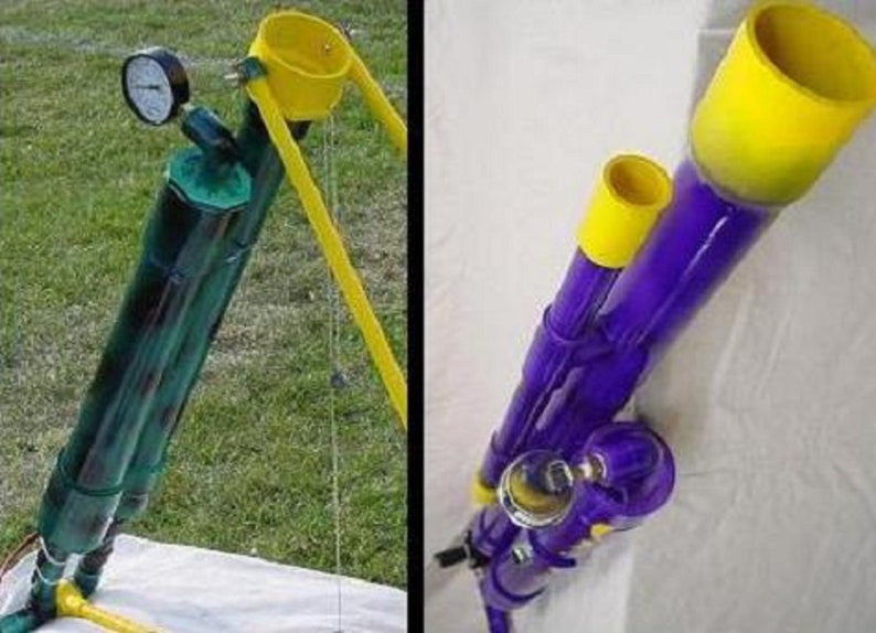 DIY Shoulder Fired Water Balloon Launcher & Water Balloon Mortar Combo