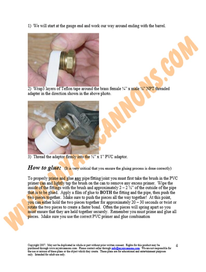 DIY Ultra Magnum Marshmallow Cannon Digital Plans Only Etsy