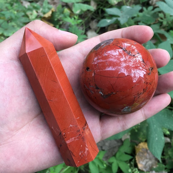 A Set of 50mm Natural Red Jasper Ball 70g Red Jasper Etsy Hong Kong