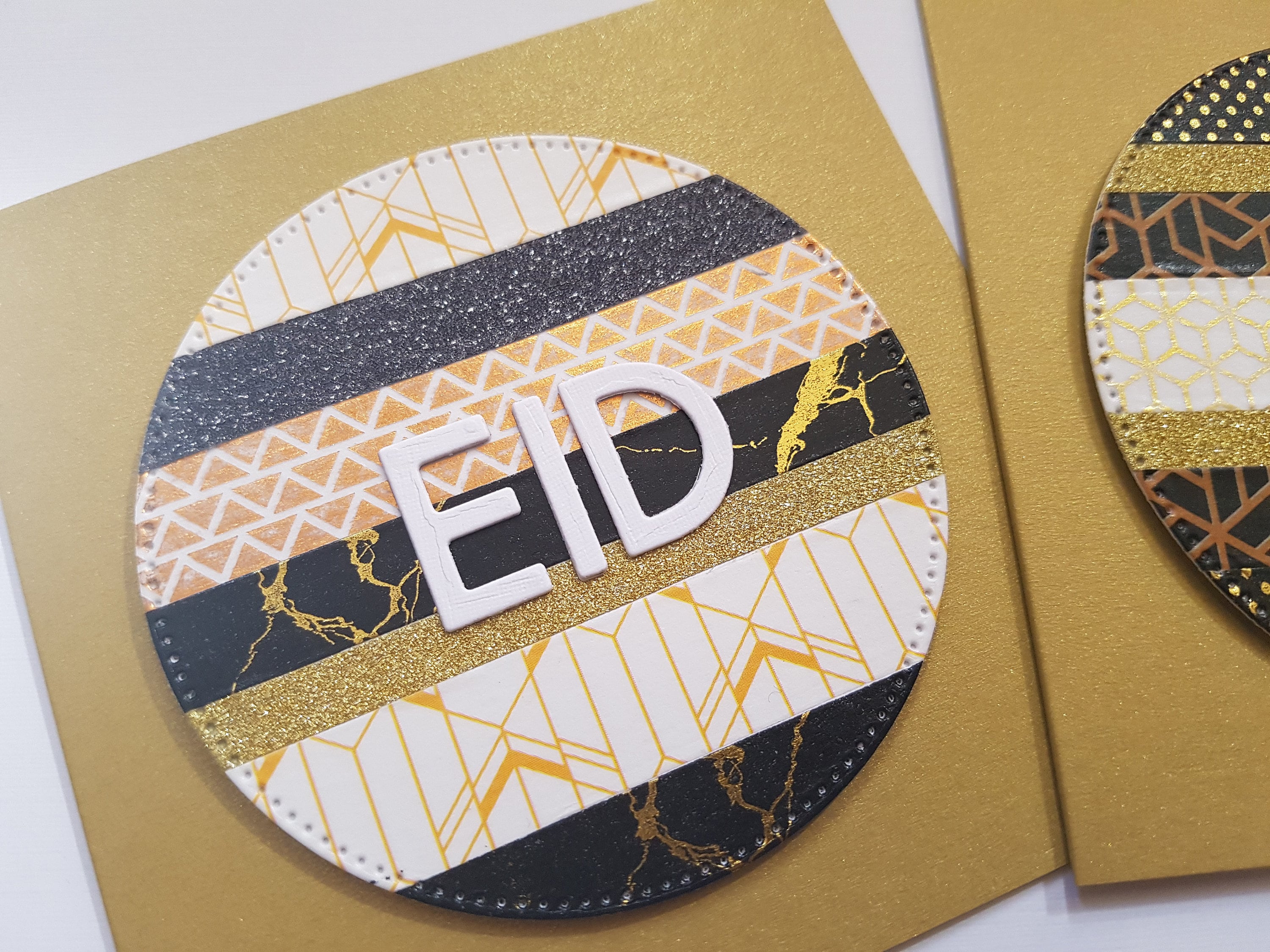 Unique Handmade Eid Cardseid Mubarakgreeting Etsy