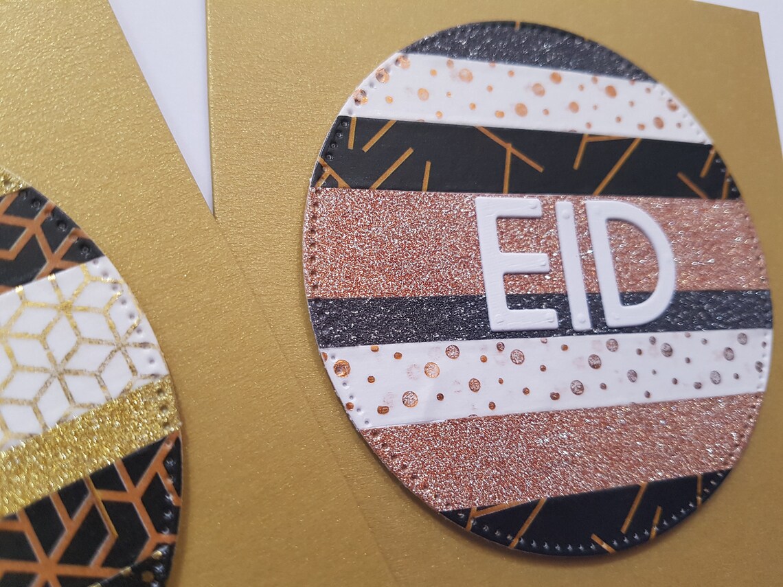 Unique Handmade Eid Cardseid Mubarakgreeting Etsy