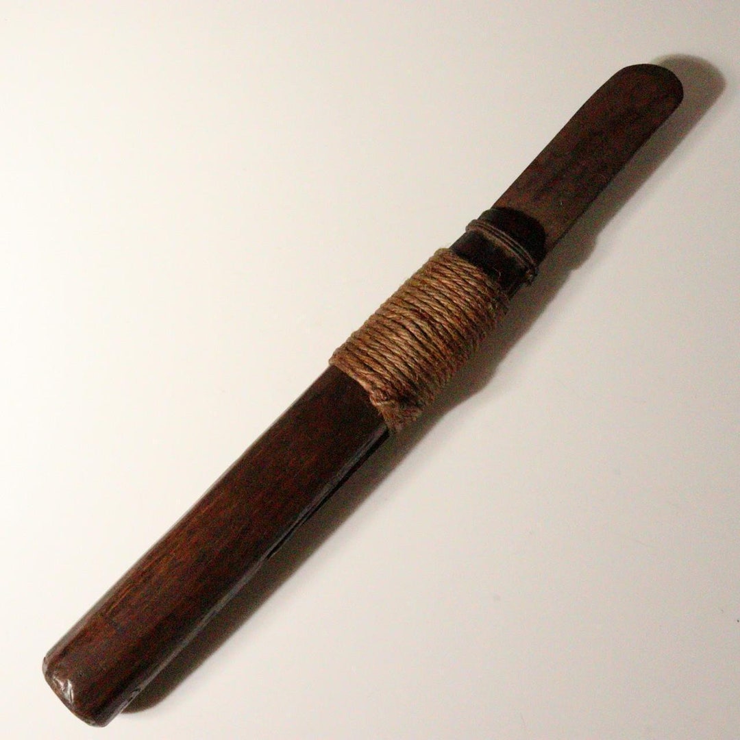 Japanese Antique Iron Spatula Wooden Matagi Ninja Tools Sword VG251 Etsy