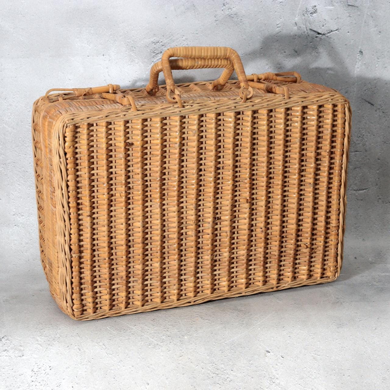 Japanese Bamboo Basket Bag - Etsy