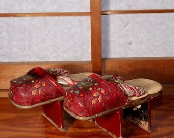 Japanese Footwear Pokkuri geta shoes Shichi-Go-San Geisha Maiko kimono VG299