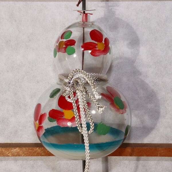 Japanese Glass Wind Chimes Vintage Etsy