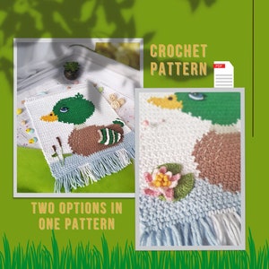 Crochet Pattern, The Duck Wall Hanging, PDF