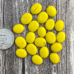 Cts67.65 Yellow Rosarita Tray | 20 piece |Cabochon | Gemstone | Cab | Polished Stone