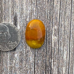 Cts 14.90 Orange Rosarita | {PZ=476} |Cabochon | Gemstone | Cab | Polished Stone