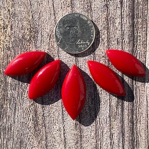 Cts 69.40 Red Rosarita | { PZ=695} |Cabochon | Gemstone | Cab | Polished Stone