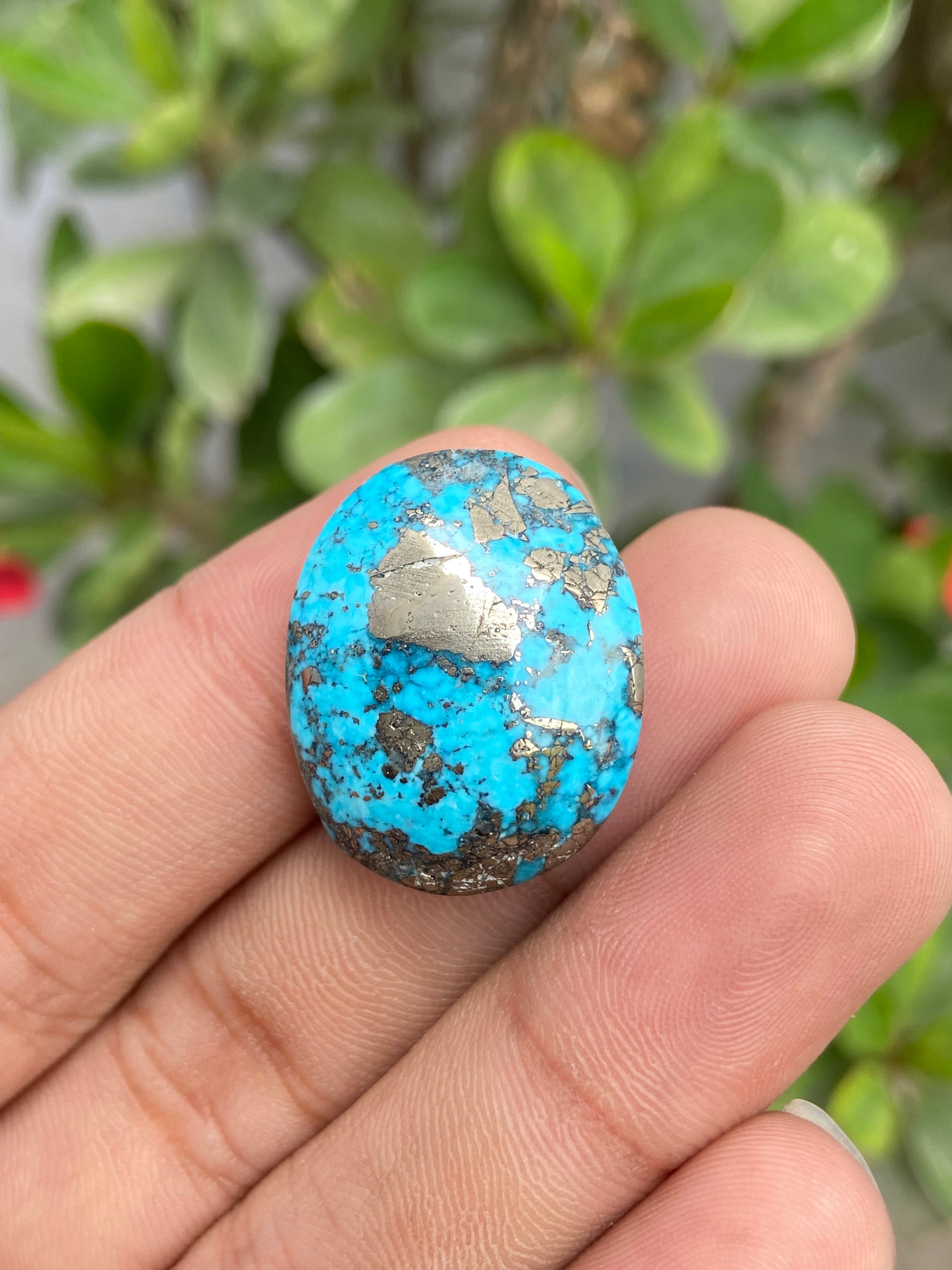 Natural High grade Morenci Turquoise Cabochon Morenci Etsy