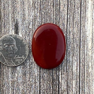 Cts 27.95 Red Rosarita | { PZ=465} |Cabochon | Gemstone | Cab | Polished Stone