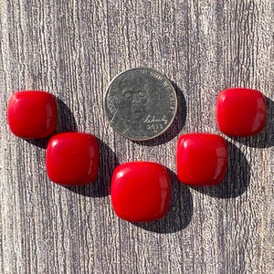 Cts 64.40 Red Rosarita | { PZ=692} |Cabochon | Gemstone | Cab | Polished Stone