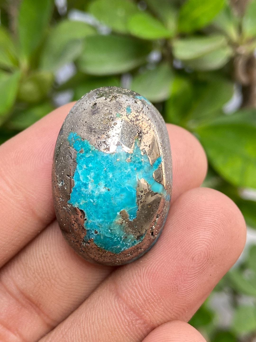 Natural High Grade Morenci Turquoise Cabochon Morenci Etsy