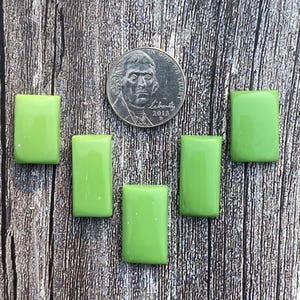Cts 58.60 Green Rosarita | { PZ=605} |Cabochon | Gemstone | Cab | Polished Stone