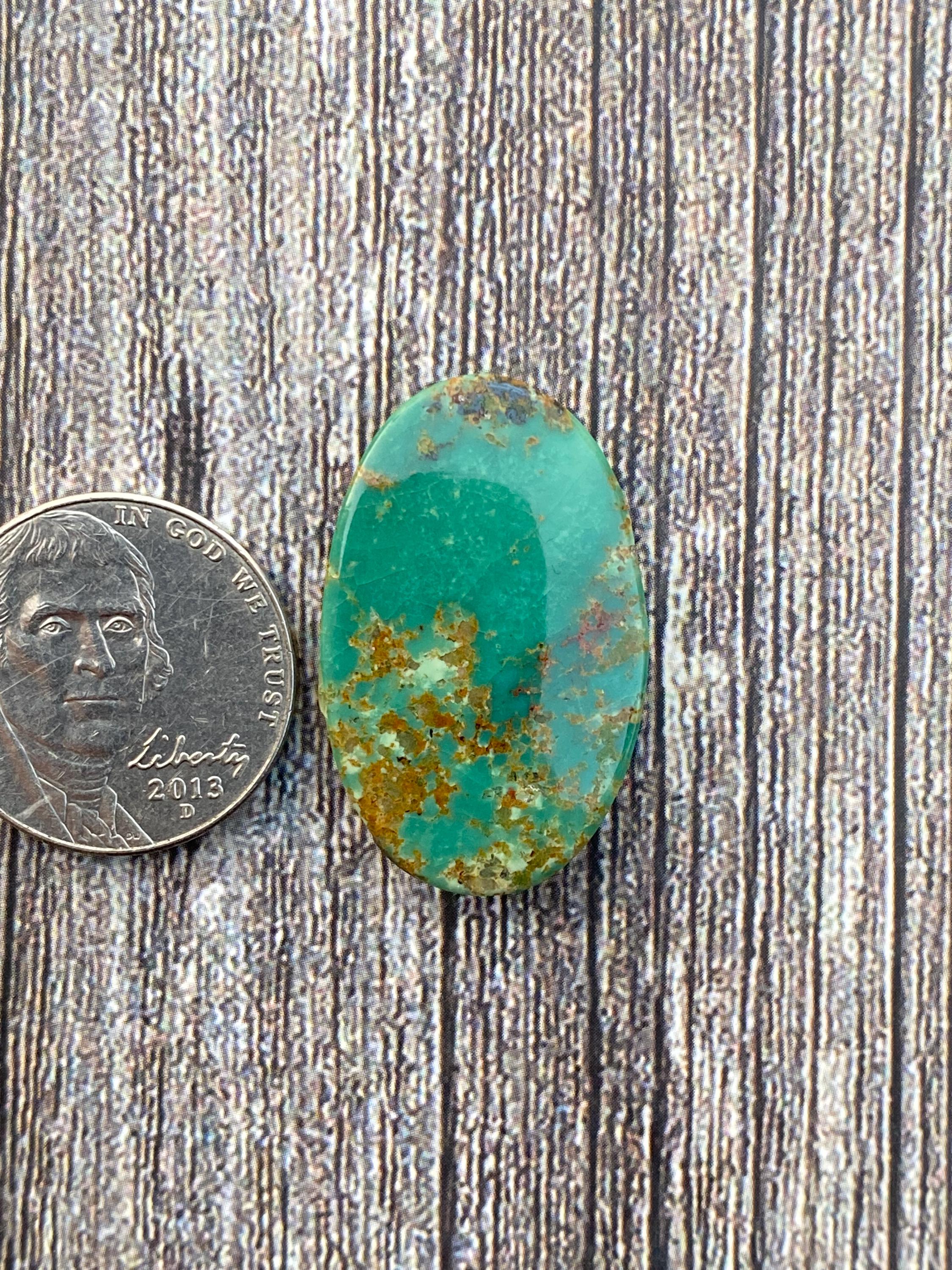Cts 24.25 Royston Turquoise {PZ-451} Cabochon | Gemstone | Cab | Polished Stone