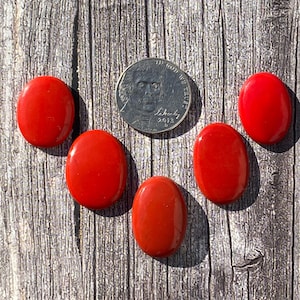 Cts 58.70 Red Rosarita | { PZ=696} |Cabochon | Gemstone | Cab | Polished Stone