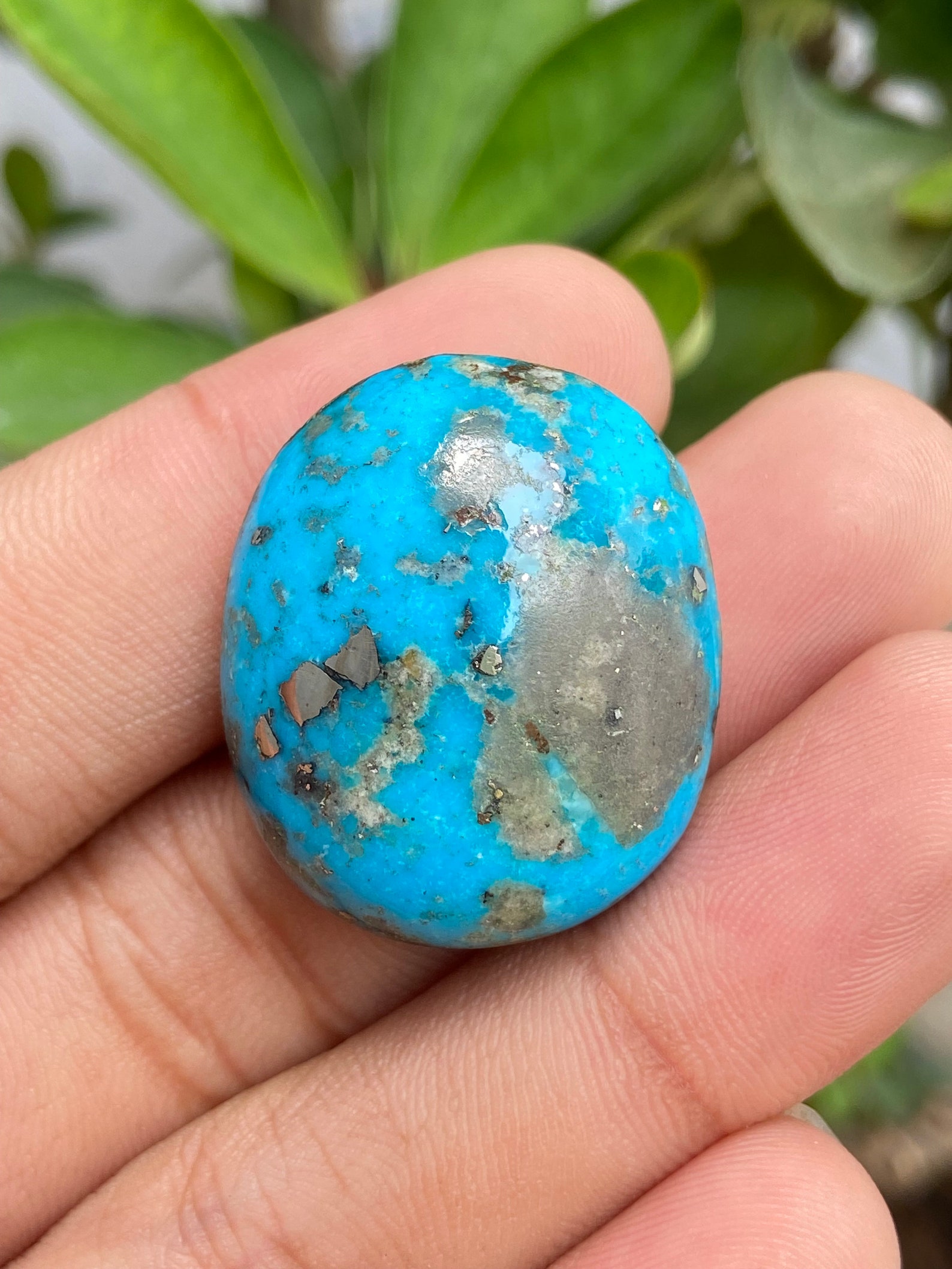 Natural High grade Morenci Turquoise Cabochon Morenci Etsy