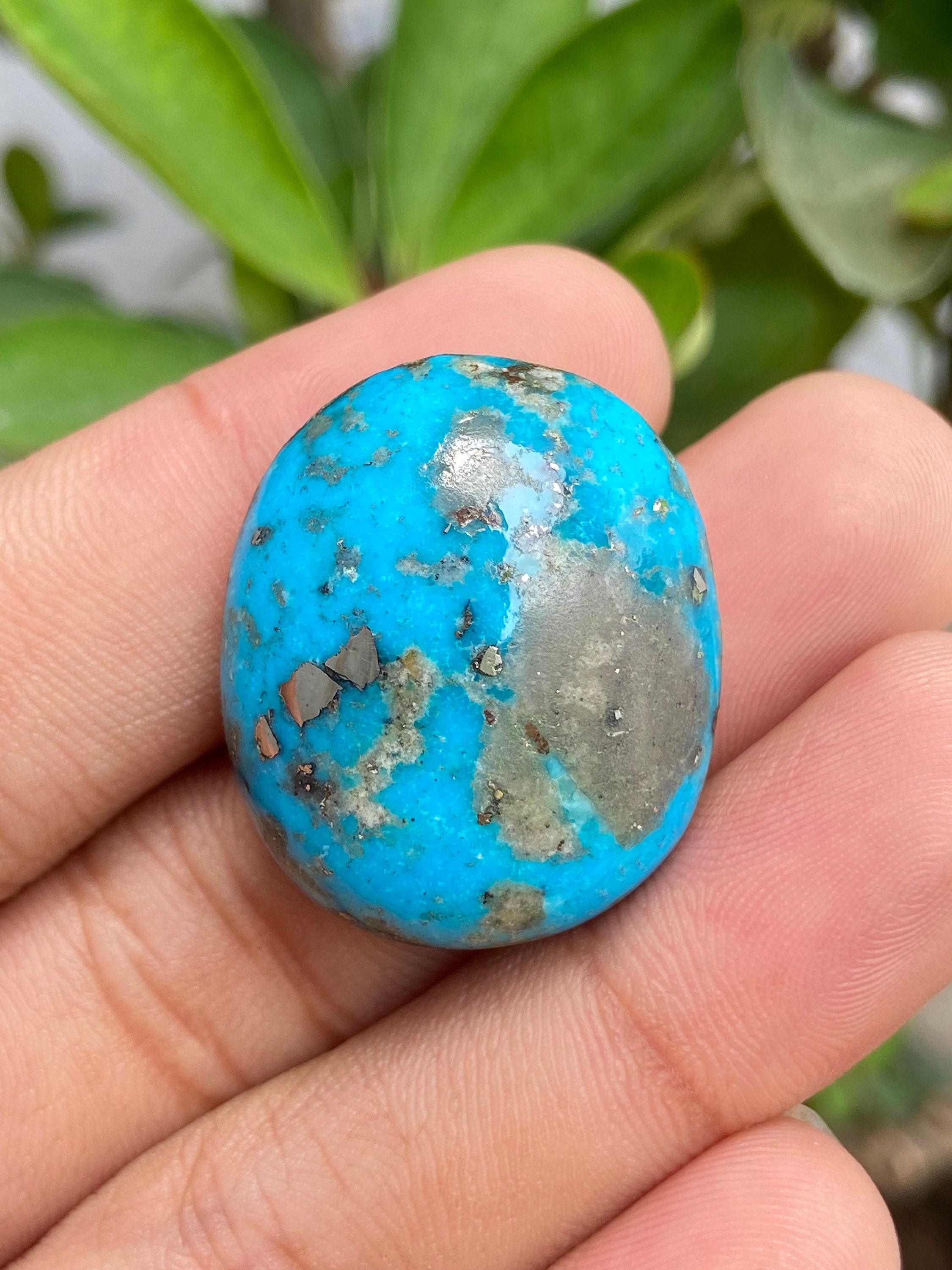 Natural High grade Morenci Turquoise Cabochon Morenci Etsy