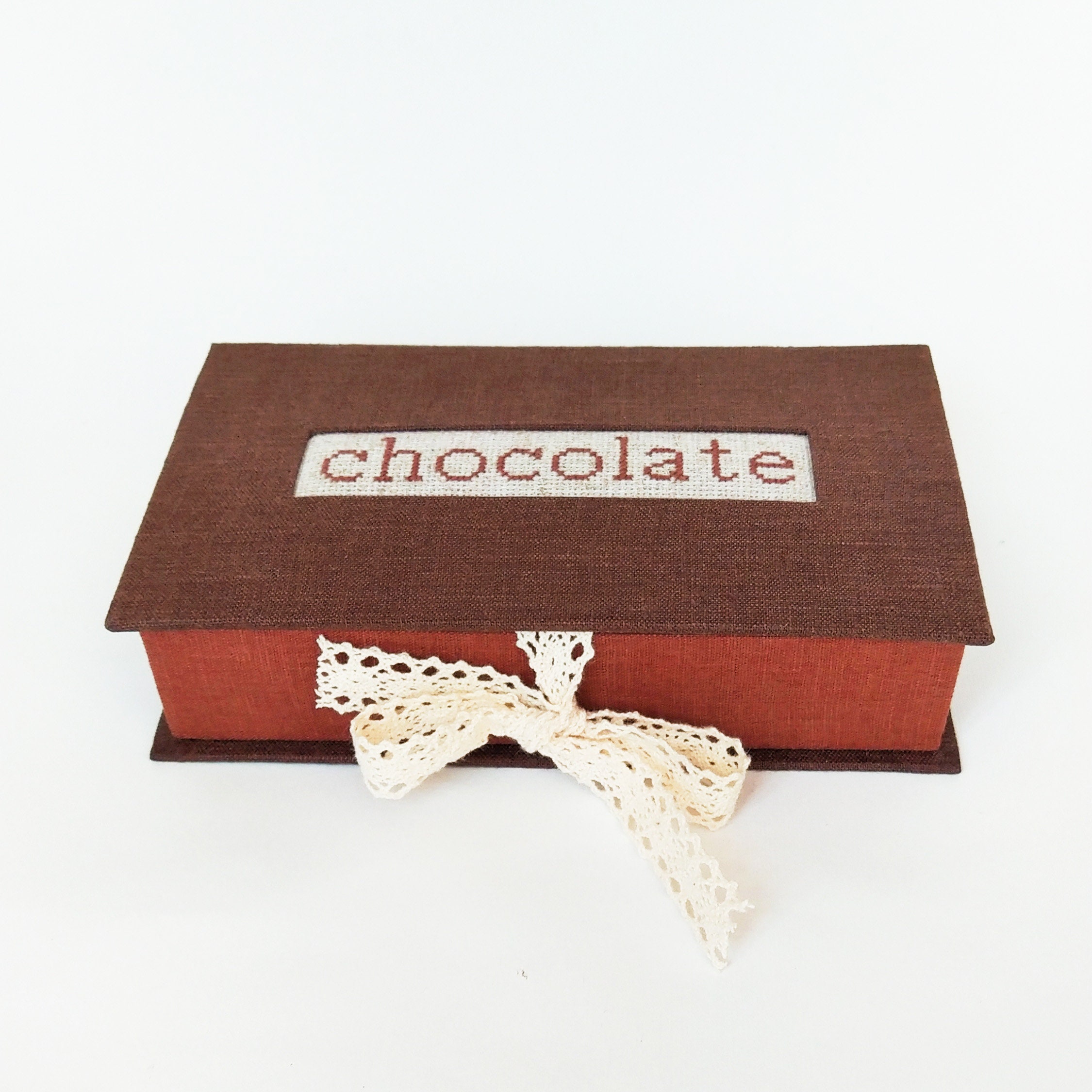 Decorative recipe box Embroidered box for sweets Etsy