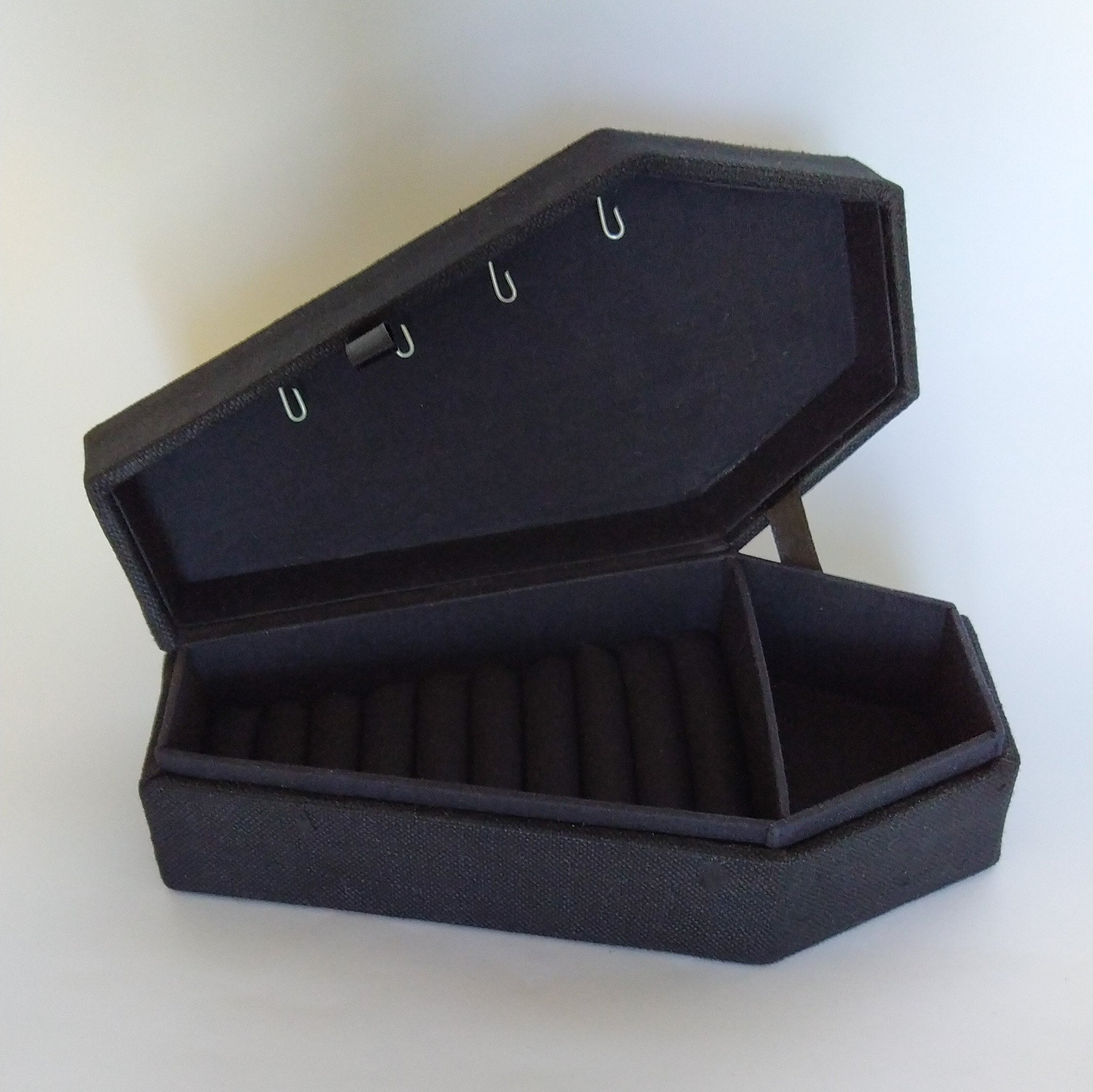 Goth jewelry box Coffin ring box Black ring holder Etsy
