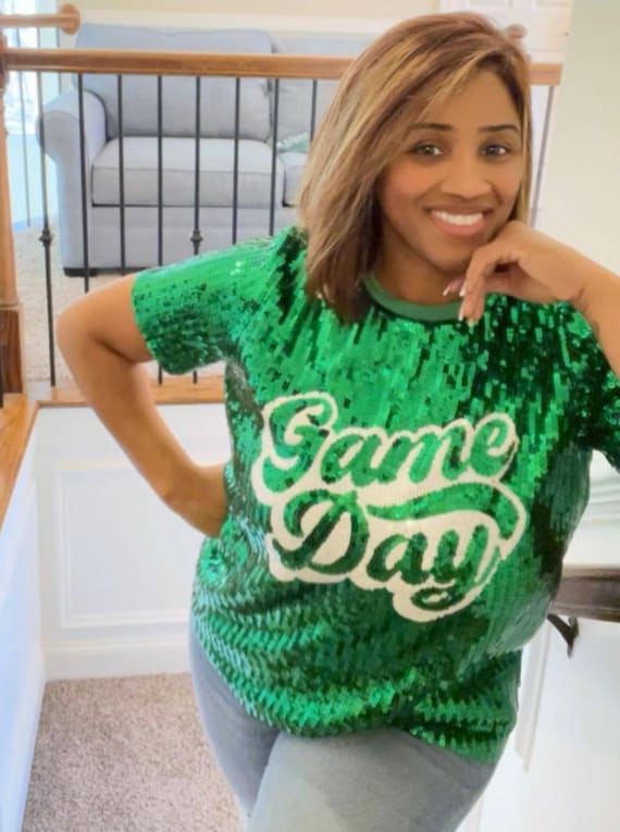 green game day dress Cabana Life - Game Day Tassel Set - Green main image 0