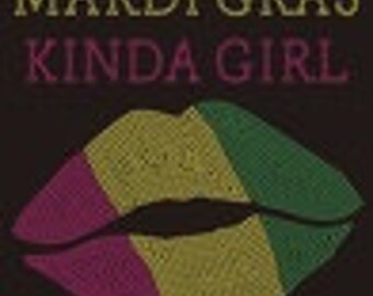 Mardi Gras Kinda Girl Bling Tshirt