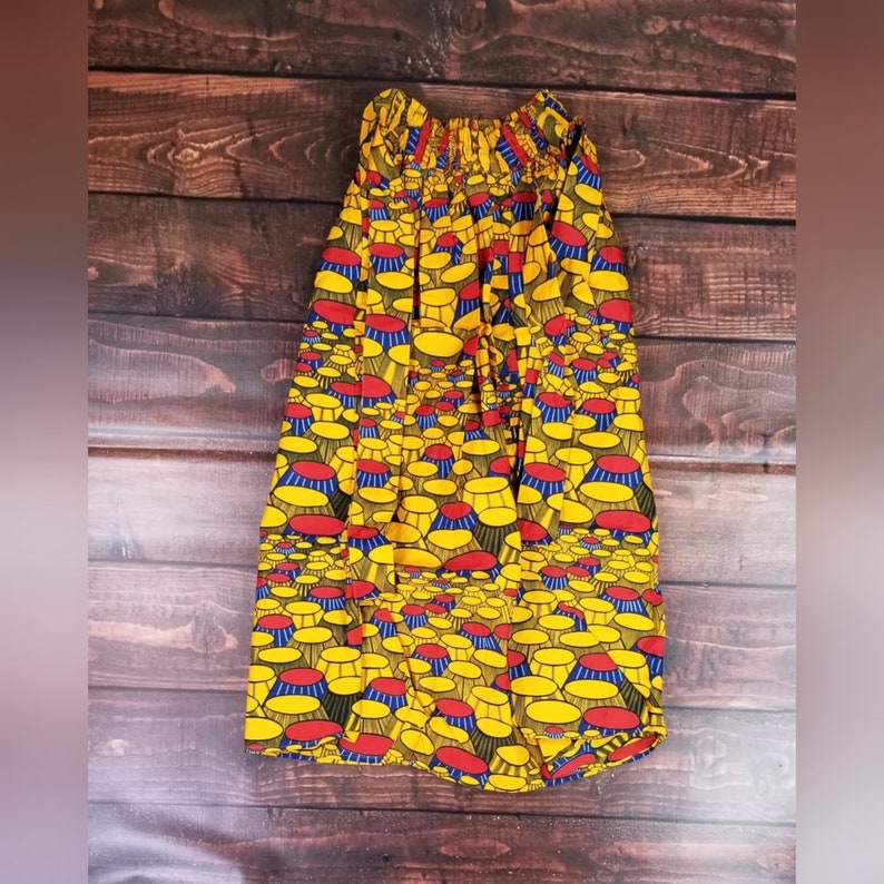 African Print Maxi Skirt
