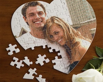 Mini Heart Photo Puzzle | valentine's gift| anniversary gift |