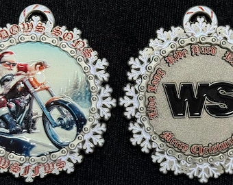 Witwen Söhne Biker Freimaurer Santa Ornament