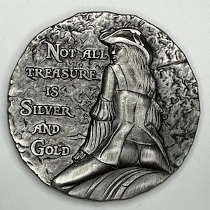 I did it all for the BOOTY Pirate challenge coin, 1.75&quot; Two Tone