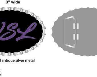 PRESALE Widows Sons Lady "WSL" Ladies Belt Buckle 3"