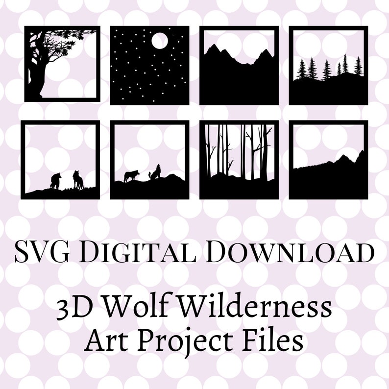 Free Free 3D Layered Wolf Svg 301 SVG PNG EPS DXF File
