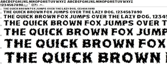 Vintage Horror Font | Zombie Apocalypse Font | .ttf |true Type
