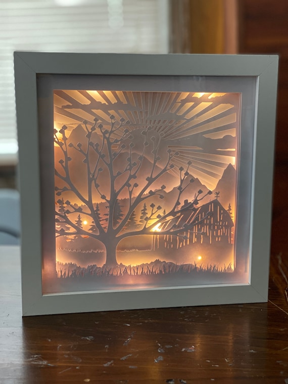 Download Farm 3d Shadowbox Svg 3d Shadow Box Layered Paper Art