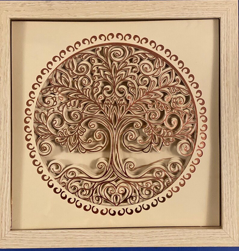Download 3d Svg Shadowbox Tree Of Life Layered Lightbox File Download For Cricut Resizable And Easy Cut Craft Supplies Tools Embellishments Gkjwonosari Com