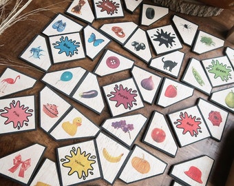 Wooden colors puzzle | Montessori educational colors puzzle | learning the colors | educational wooden toddler toy | gift for kids