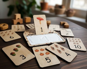 Number Cards and Sand Board