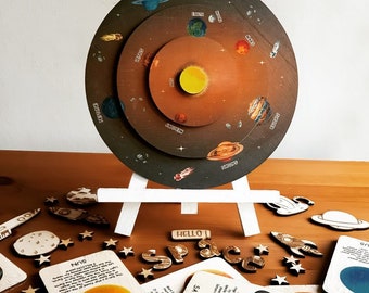Wooden Solar System Wheel